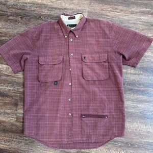 Vintage Browning RB6 Travel Gear Button-Up Shirt - Size L‎
